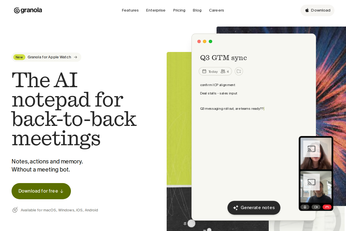 Granola screenshot